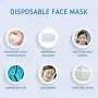 500 Pcs Disposable Earloop Face Masks, Face Masks Medical, 3-Ply Face Mask Medical Surgical Dental Earloop Polypropylene Masks for Personal Health Virus Protection