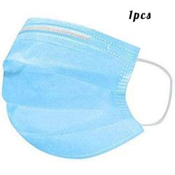 1 pcs Disposable Face Mask Safety Mask Dust for Medical Dental Salon and Personal Health, 3-Ply Ear Loop