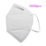 KN95 Protective Face Masks with Elastic Ear Loops 5 Layer Medical Dustproof Anti Haze Comfortable Mask 1000 Pcs