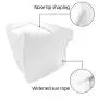 N95 500Pcs 5-Layers Mouth Mask Dust Mask Anti Pollution Military Grade Washable Cotton Masks KN95 Masks Anti PM2.5 Activated Carbon Filter Protective Filter Breathable Mask for Germ Protection