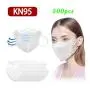 N95 500Pcs 5-Layers Mouth Mask Dust Mask Anti Pollution Military Grade Washable Cotton Masks KN95 Masks Anti PM2.5 Activated Carbon Filter Protective Filter Breathable Mask for Germ Protection