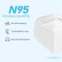 60 Pcs N95 Mask Medical Sanitary Surgical Mask Dust Breathable Earloop 5-Layer Masks Antiviral Face Mask,White 60 Pcs N95 Mask Medical Sanitary Surgical Mask Dust Breathable Earloop 5-Layer Masks Antiviral Face Mask,White