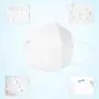 60 Pcs N95 Mask Medical Sanitary Surgical Mask Dust Breathable Earloop 5-Layer Masks Antiviral Face Mask,White