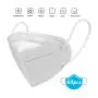 60 Pcs N95 Mask Medical Sanitary Surgical Mask Dust Breathable Earloop 5-Layer Masks Antiviral Face Mask,White