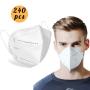  240pcs K N95 Medical Face Masks - 5-Layer K N95 Dust Full Face Mask with Free Adjustable Headgear Filtration Barrier against Germ, Dust, Breathable Respirator Mask