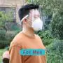 New Updated Safety Full Face Shield Visor Recyclable Reusable Plastic Anti Dust And Anti Fog Splash Proof Full Face Shield Visor Protective Goggles for Kids and Adualts New Updated Safety Full Face Shield Visor Recyclable Reusable Plastic Anti Dust And Anti Fog Splash Proof Full Face Shield Visor Protective Goggles for Kids and Adualts