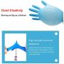 Nitrile Disposable Gloves 2.5 Mil Pack of 100, Powder Free Safety Working Gloves for Food Handle or Industrial Use