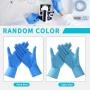 Nitrile Disposable Gloves 2.5 Mil Pack of 100, Powder Free Safety Working Gloves for Food Handle or Industrial Use