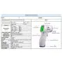 Forehead Thermometer for Adults(Without Batteries), Non Contact Thermometers, Forehead and Ear Thermometer for Baby Kids & Adults and Foods